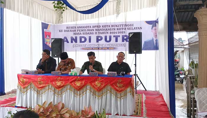 Anggota DPRD Bukittinggi Andi Putra Reses Perorangan di Mandiangin Koto Selayan 1 Anggota DPRD Bukittinggi Andi Putra Reses Perorangan di Mandiangin Koto Selayan