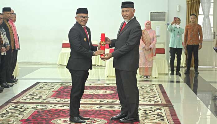 Gubernur Sumbar Kukuhkan Edi Dharma Syafni sebagai Pjs Bupati Pasaman