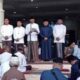 Wali Kota Wahyu Hidayat saat memberikan sambutan di Masjid Jami' Kota Malang