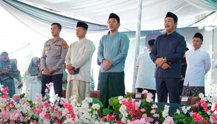 Wabup Muba Hadiri Haul dan Tasyakuran Keluarga Sugeng Budiarto di Tungkal Jaya