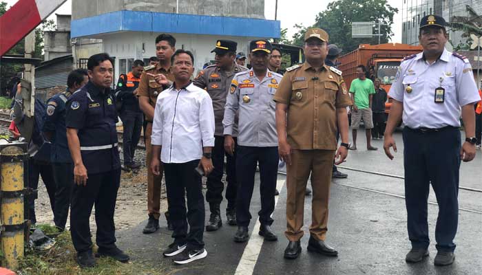 Wakil Bupati Asahan Resmikan 3 JPL di Perlintasan Kota Kisaran dan Air Batu