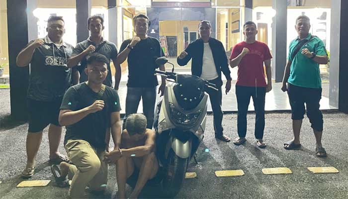Tim Gabungan Polres Dharmasraya tangkap Pelaku Curanmor
