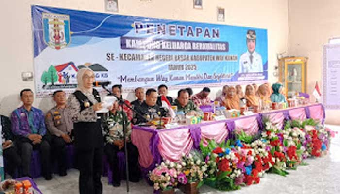 Bupati Way Kanan Hadiri Penetapan Kampung KB Tingkat Kecamatan Negeri Besar 1 Penetapan Kampung KB Tingkat Kecamatan Negeri Besar