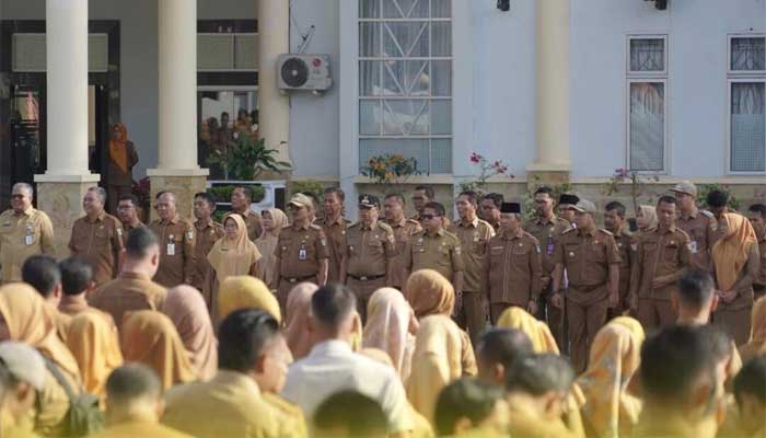 Apel Gabungan ASN di Lingkungan Pemerintah Kabupaten Solok Selatan