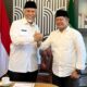 Gubernur Sumbar, Mahyeldi bersama Bupati Pasaman terpilih, Welly Suhery