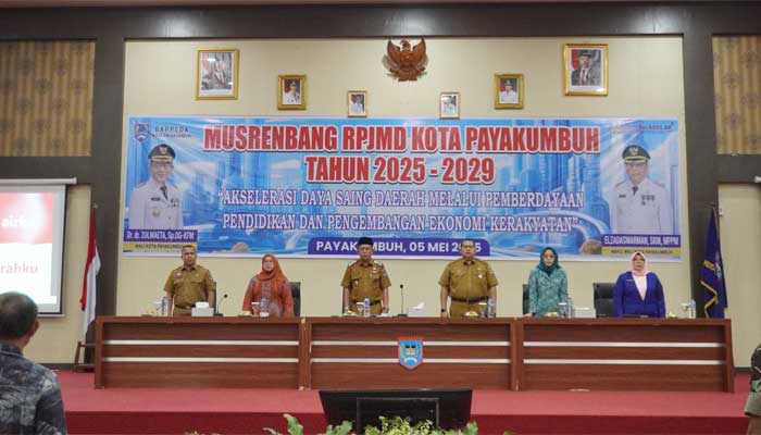 Pemko Payakumbuh Tetapkan Lima Misi Utama Arah Pembangunan RPJMD 2025-2029 1 Musrenbang RPJMD Kota Payakumbuh tahun 2025-2029