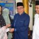 Wakil Wali Kota Padang, Maigus Nasir bersama Ketua sementara DPRD Sumbar, Evi Yandri Rajo Budiman, saat Subuh Mubarakah Gabungan di Masjid Al-Furqon Pilakut, Kelurahan Sungai Sapih, Kecamatan Kuranji.