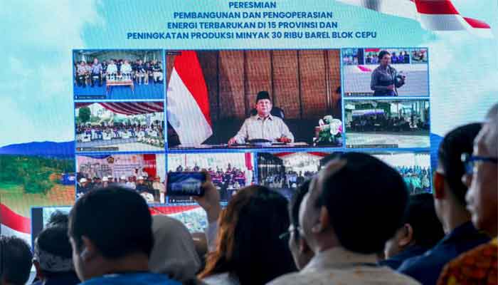 Presiden Prabowo Resmikan 55 Proyek Pembangkit EBT