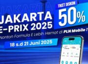 PLN Kasih Diskon Tiket Masuk 50 Persen Jakarta E-Prix 2025 di PLN Mobile