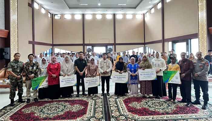 Dinas Nakertrans Sijunjung Launching Perlindungan Pekerja Rentan Baru