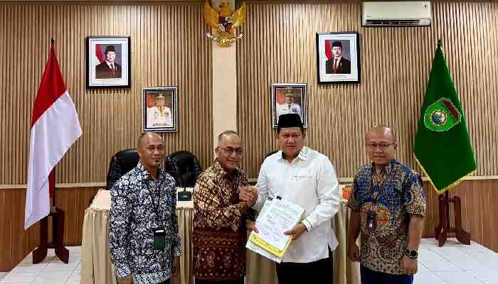 Pemkab Muba-Dinas Kehutanan Pemprov Sumsel Tandatangani Naskah Perjanjian Kerjasama Penggunaan Kawasan Hutan untuk Kegiatan Pemasangan Jaringan Distribusi Listrik Masuk Desa