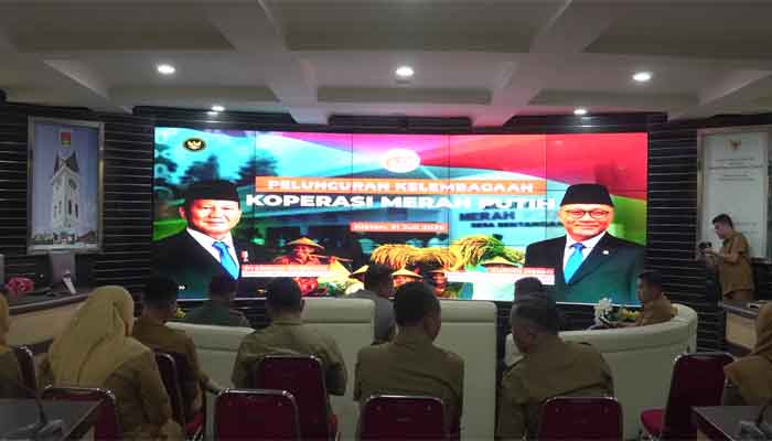 Pemko Bukittinggi ikuti peluncuran Koperasi Merah Putih