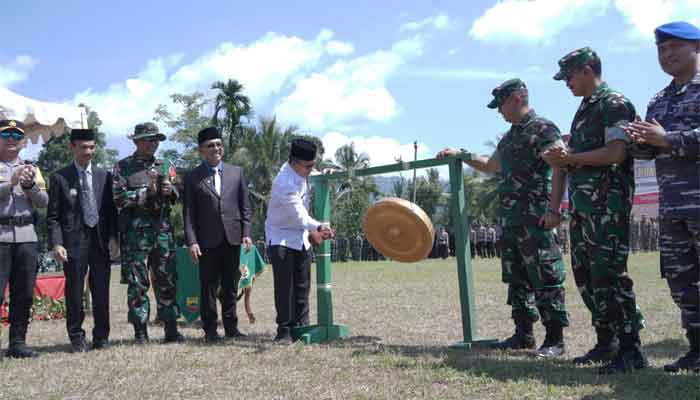 Pembukaan TMMD ke-125 di Solok Selatan
