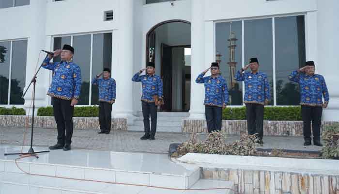 Wakil Bupati Asahan, Rianto Pimpin Upacara Hari Kesadaran Nasional