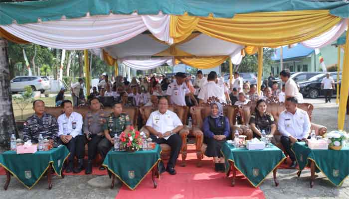 Gerakan Pangan Murah di halaman Kantor Camat Kota Kisaran Barat, Kabupaten Asahan