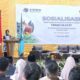 Rezka Oktoberia dalam sosialisasi tanah ulayat yang ke 17 dan 18, di Kabupaten Pasaman Barat dan Kabupaten Pasaman