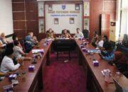 Rapat koordinasi pemindahan Kota Tugu Sehat di Kelurahan Pakan Sinayan yang digelar di Aula Randang, Balaikota Payakumbuh