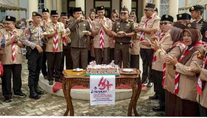 Wabup Yulian Efi Pimpin Upacara Peringatan Hari Pramuka di Solok Selatan