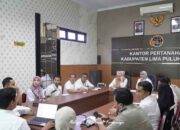 Kantor Pertanahan Limapuluh Kota Gelar Monev Program PTSL
