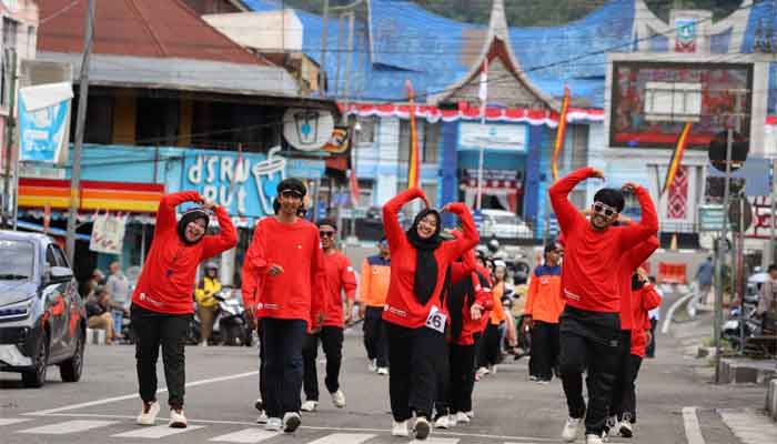 Pemko Padang Panjang Adakan Lomba Gerak Jalan Tepat Waktu