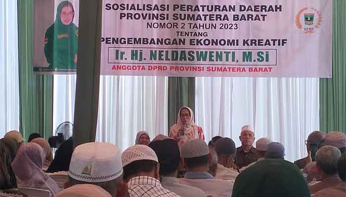 Anggota DPRD Sumbar Gelar Sosialisasi Perda Pengembangan Ekonomi Kreatif di Sawahlunto 1 Anggota DPRD Sumbar Gelar Sosialisasi Perda Pengembangan Ekonomi Kreatif di Sawahlunto