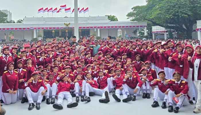 Paduan Suara Sekolah Rakyat Tampil di Istana Merdeka