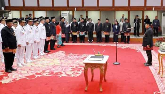 Pelantikan 59 Pejabat Eselon II Pemprov Jakarta