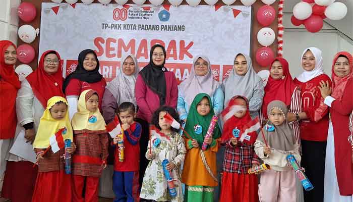 TP-PKK Kota Padang Panjang Gelar Lomba Mewarnai tingkat PAUD
