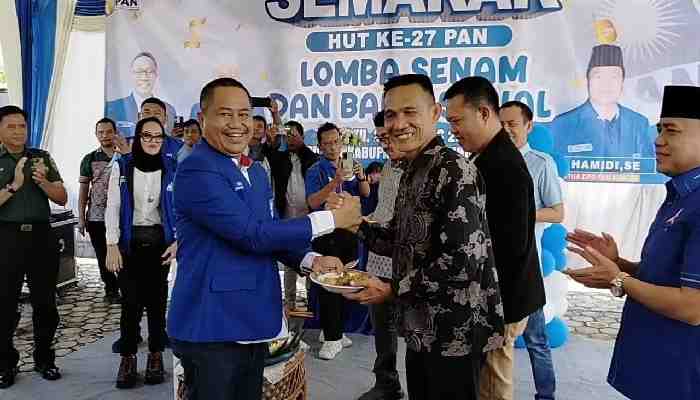 Peringatan HUT Partai Amanat Nasional di Lampung Utara Semarak