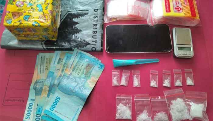 Barang bukti kasus Sabu-sabu