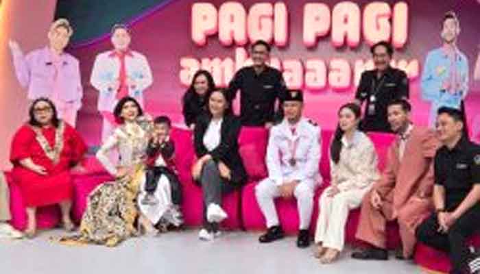 Anggota Paskibraka dari Way Kanan Tampil di Acara Trans TV 2 Acara “PAGI PAGI Ambyaarr” di TRANS TV Jakarta pada Senin 25 Agustus 2025