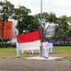 Upacara Penurunan Bendera Merah Putih HUT RI ke-80