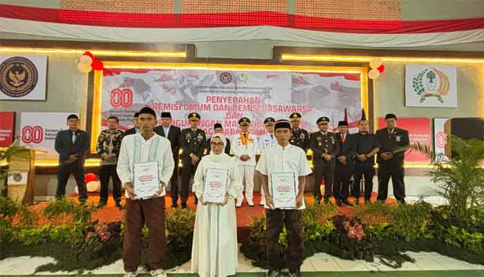 422 Warga Binaan Lapas Kelas II A Bukittinggi Terima Remisi