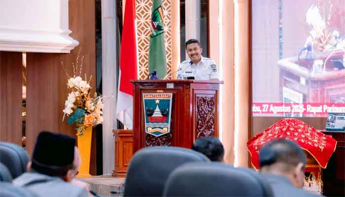 Wagub Sumbar, Vasko Ruseimy dalam Masa Persidangan Ketiga DPRD Sumbar Tahun 2024/2025
