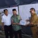 Penyerahan bantuan untuk Penanganan Musibah Kebakaran Pasar Payakumbuh
