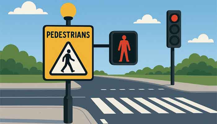 Ilustrasi Pelican Crossing