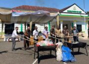 Kejari Way Kanan Lakukan Pemusnahan Barang Bukti dari Berbagai Perkara