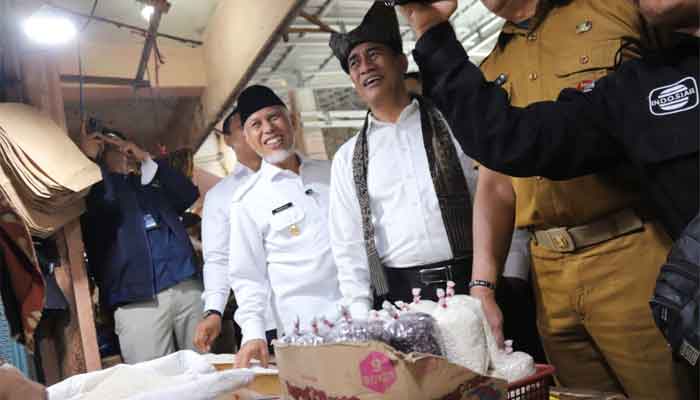 Tinjau Pasar Lubuk Buaya Padang, Mentan Pastikan Pemerintah Masifkan Beras SPHP untuk Jaga Harga