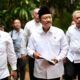 Menteri Sosial, Saifullah Yusuf (Gus Ipul) bersama Wakil Menteri Sosial Agus Jabo Priyono, Sekjen Kemensos Robben Rico, Ketua Tim Formatur Sekolah Rakyat Prof. Mohammad Nuh, dan Tim Ahli Mensos Andy Kurniawan saat menyampaikan laporan progres pelaksanaan Sekolah Rakyat kepada Presiden RI Prabowo Subianto