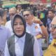Staf Khusus Menteri ATR/ BPN Bidang Reforma Agraria Rezka Oktoberia saat meninjau kondisi Pasar Payakumbuh