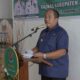 Bupati Asahan, Taufik Zainal Abidin Siregar sampaikan sambutan saat penyaluran Zakat Infaq dan Sedekah untuk Mustahik oleh Baznas