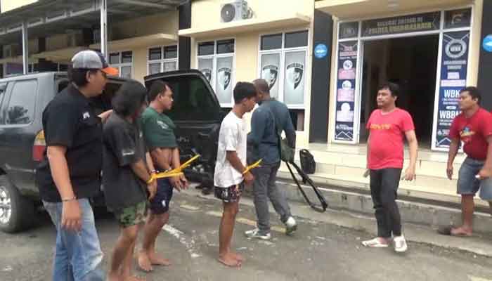 Tim Lupak Polres Dharmasraya Amankan Tiga Pengedar Sabu-sabu