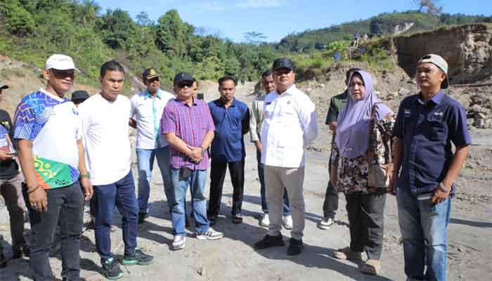 Wakil Bupati Asahan Tinjau Lokasi Tambang Batu di Aek Songsongan