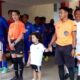 Ketua DPRD Darmadi mengikuti laga persahabatan sepak bola antara DPRD Kabupaten Malang dan PKDI di Stadion Kahuripan Talok, Kecamatan Turen