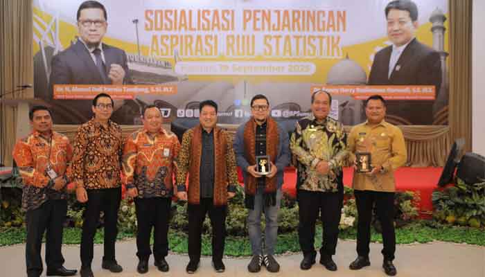 Baleg DPR RI bersama BPS Provinsi Sumatera Utara terkait RUU Statistik di Aula Hotel Marina, Kisaran, Kabupaten Asahan