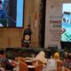 Gubernur Sumbar, Mahyeldi beri sambutan dalam Forum Ilmiah Neurologi Sumatera (FINEST) 2025