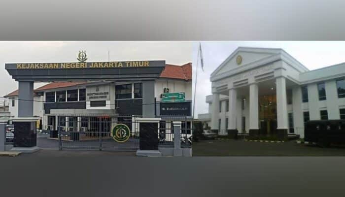 Kajari Dedy Priyo Handoyo Ucapkan Selamat ke Ketua Pengadilan Negeri Jakarta Timur Iwan Anggoro Warsita Pasca Pelantikan