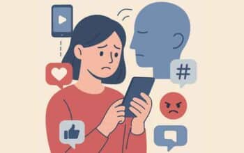 AI dan Media Sosial: Ketika Algoritma Mengatur Emosi Gen Z 3 Ilustrasi Algoritma Mengatur Emosi Gen Z