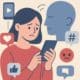 Ilustrasi Algoritma Mengatur Emosi Gen Z