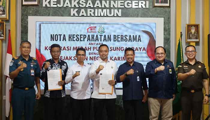 Kejari Karimun Tandatangani Nota Kesepahaman dengan Koperasi Merah Putih Sungai Raya